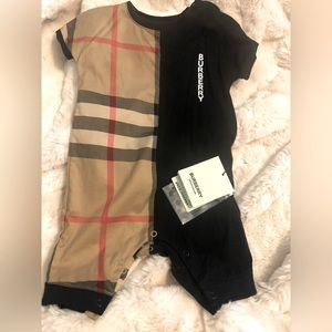 Never Worn Burberry Boy Romper